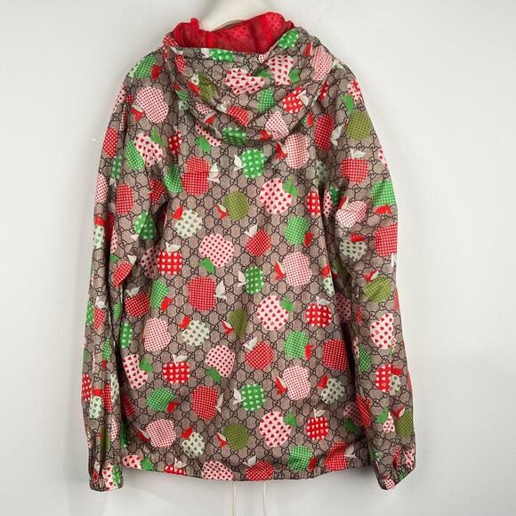 NWT Gucci Men's Les Pommes Nylon Jacket Size 44 - Picture 6 of 16